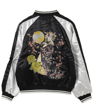 花魁狐面スカジャン