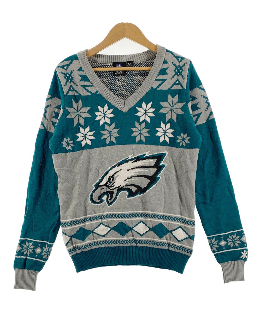 Philadelphia Eagles総柄ニット