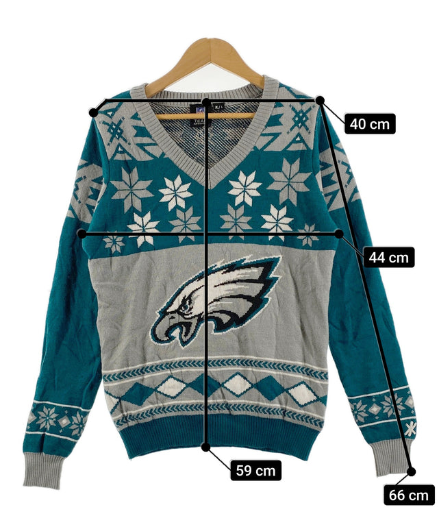 Philadelphia Eagles総柄ニット
