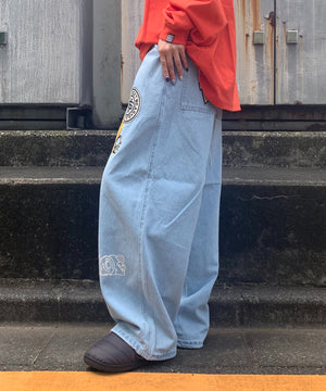 デニム淡　モデル:165cm Mサイズ着用