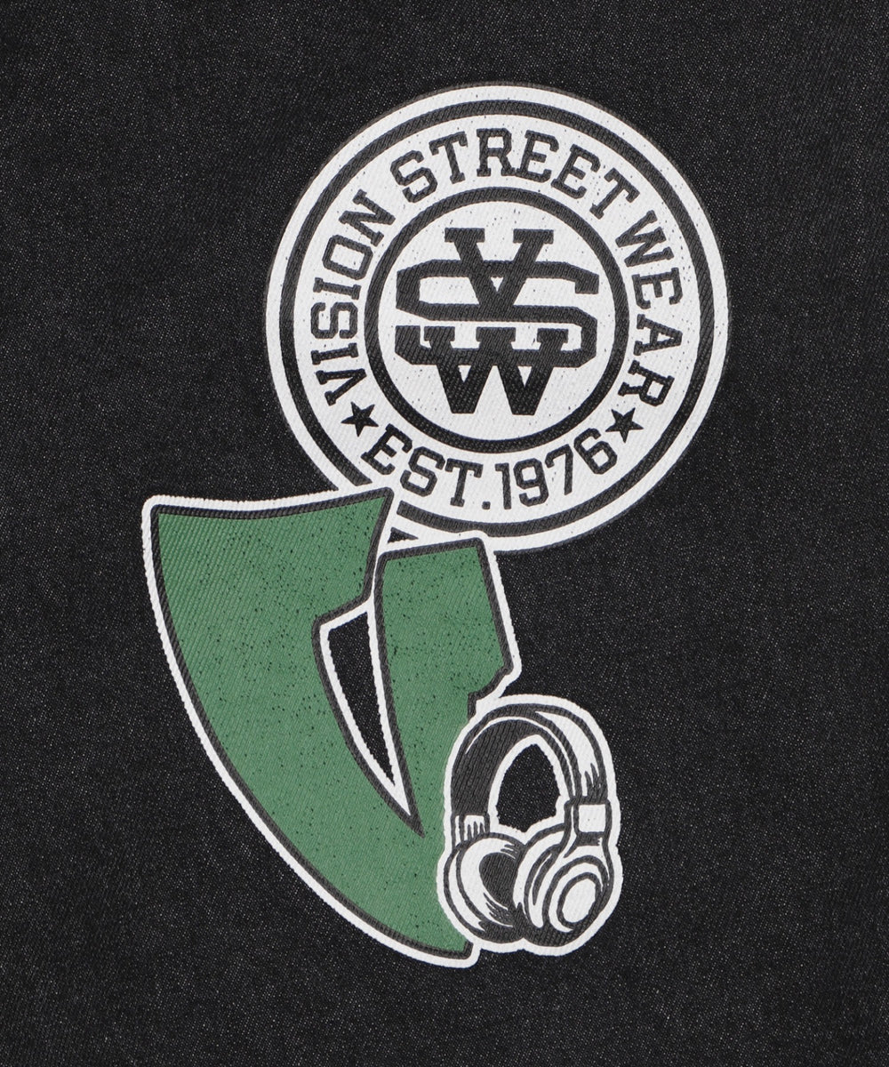 VISION　ゴーストプリントデニムパンツ