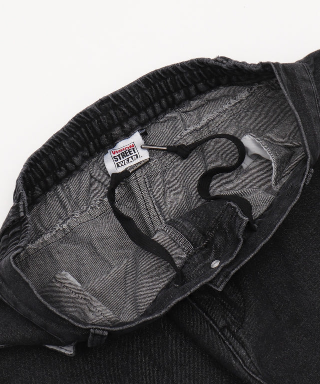 VISION　ゴーストプリントデニムパンツ