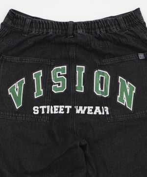 VISION　ゴーストプリントデニムパンツ