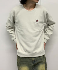 CONVERSE ワッフルフリース刺繍トレーナー