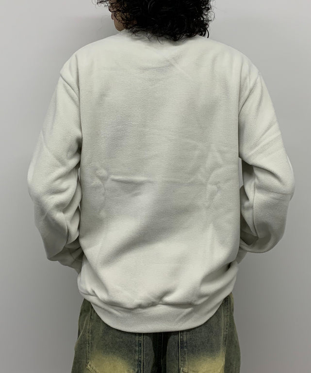 ホワイトアイボリー モデル:175cm Lサイズ着用