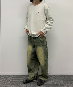 ホワイトアイボリー モデル:175cm Lサイズ着用