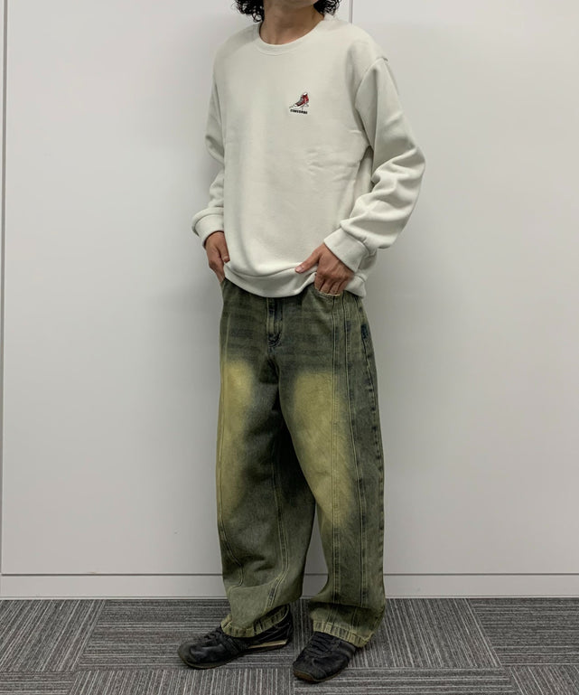 ホワイトアイボリー モデル:175cm Lサイズ着用