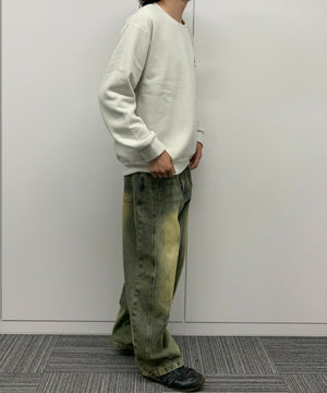 ホワイトアイボリー モデル:175cm Lサイズ着用