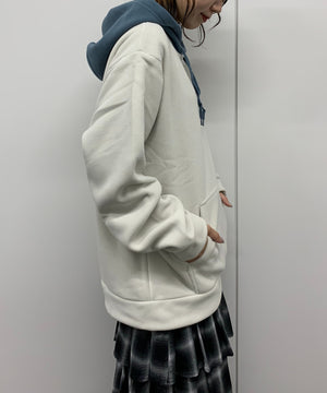 ホワイトアイボリー モデル:165cm Lサイズ着用