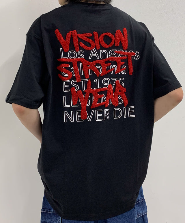 VISIONサガラシシュウT/ブラック モデル：175cm L着用