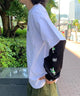 ホワイト　モデル:175cm Lサイズ着用