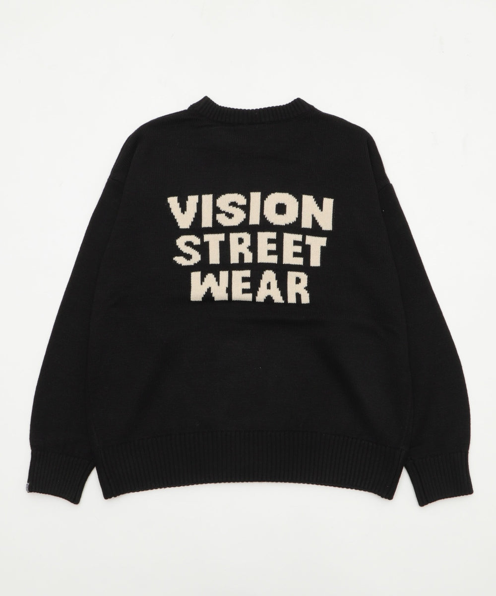 VISION ゴーストスケーターニット