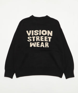 VISION ゴーストスケーターニット