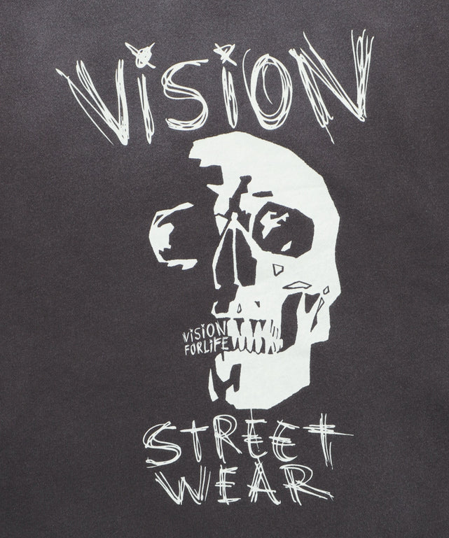 VISION スカルBIGプルオーバー