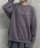 ソーダネコ裏起毛スウェット/パープル モデル:165cm Lサイズ着用