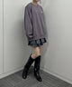パープル モデル:165cm Lサイズ着用