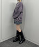 パープル モデル:165cm Lサイズ着用