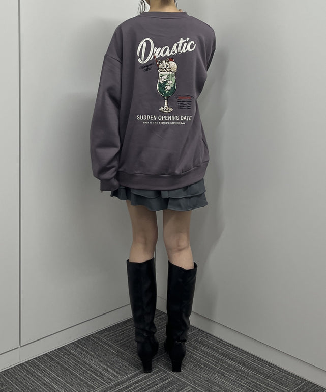 パープル モデル:165cm Lサイズ着用