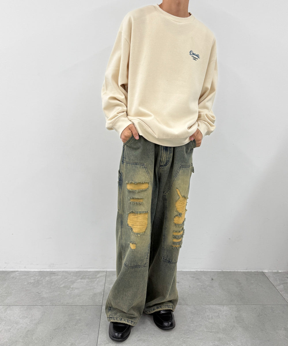 ホワイトアイボリー モデル:175cm Lサイズ着用