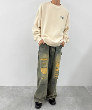 ホワイトアイボリー モデル:175cm Lサイズ着用