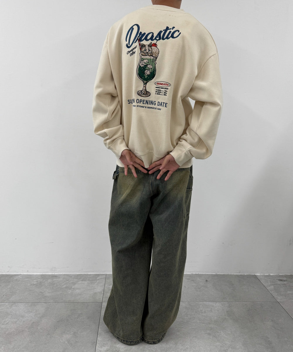 ホワイトアイボリー モデル:175cm Lサイズ着用