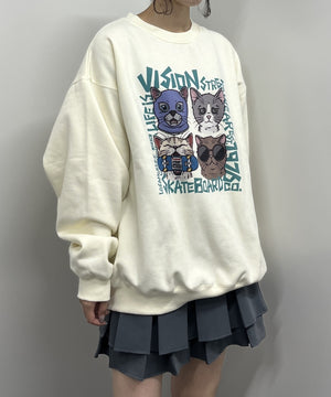 オフホワイト モデル:165cm Lサイズ着用