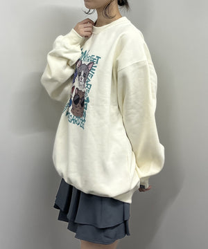 オフホワイト モデル:165cm Lサイズ着用