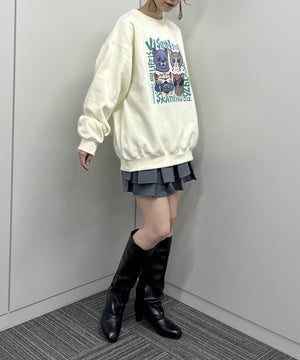 オフホワイト モデル:165cm Lサイズ着用