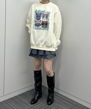 オフホワイト モデル:165cm Lサイズ着用