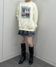 オフホワイト モデル:165cm Lサイズ着用