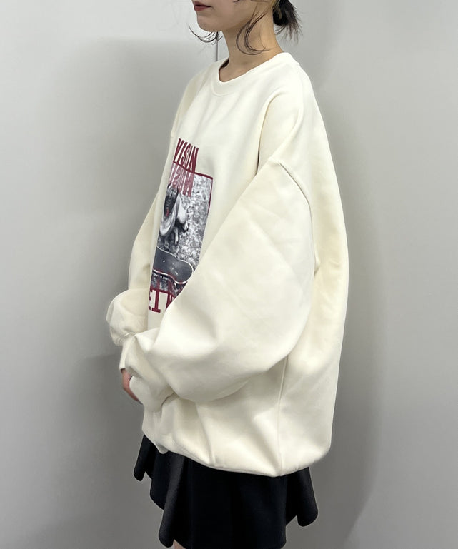 オフホワイト モデル:165cm Lサイズ着用