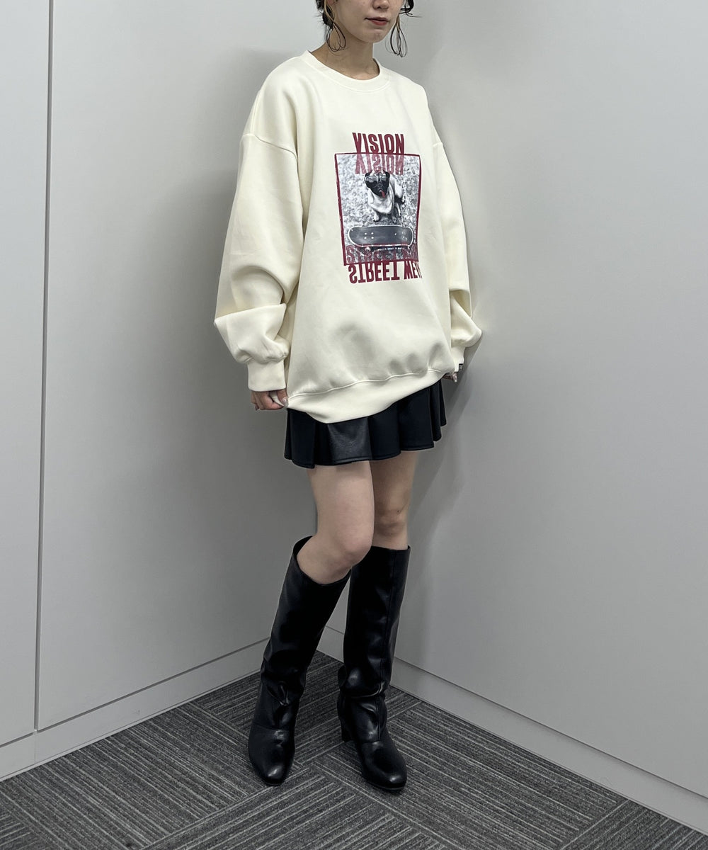 オフホワイト モデル:165cm Lサイズ着用