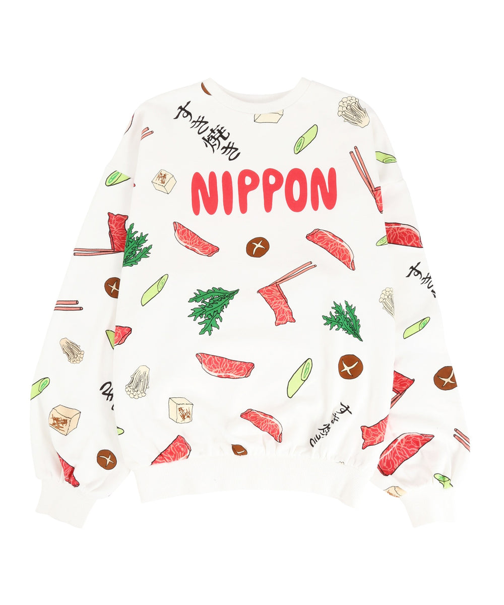 NIPPON総柄スウェット