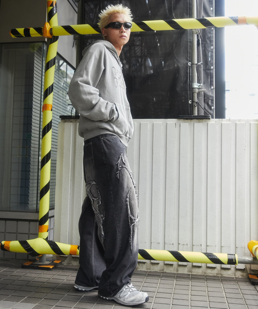 デニムブラック モデル：178cm L着用