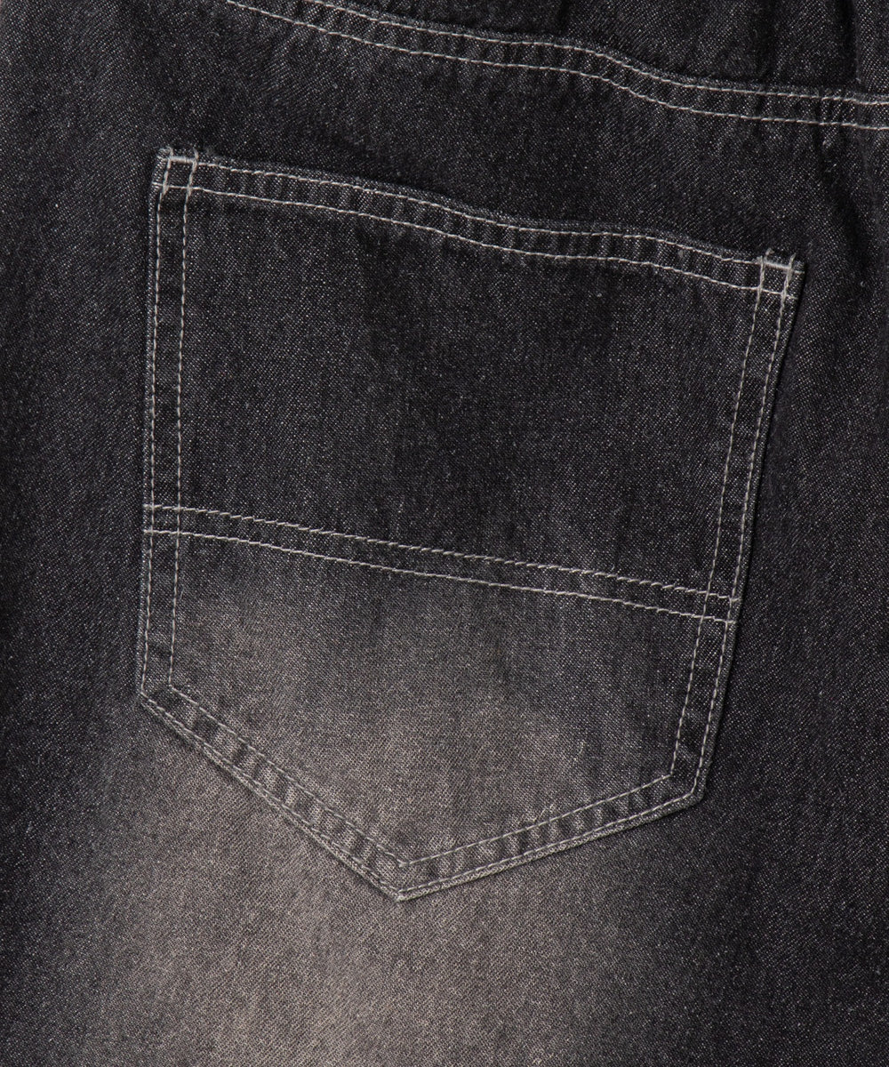 トライバルフリンジデニムパンツ