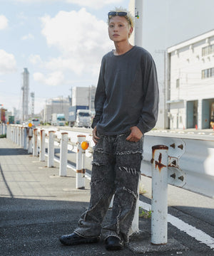 デニムブラックその他 モデル：178cm L着用