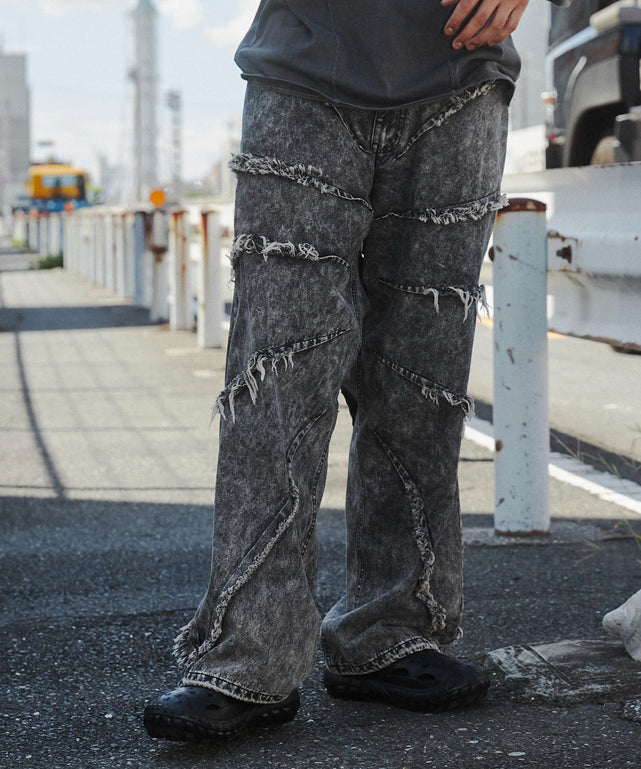 デニムブラックその他 モデル：178cm L着用