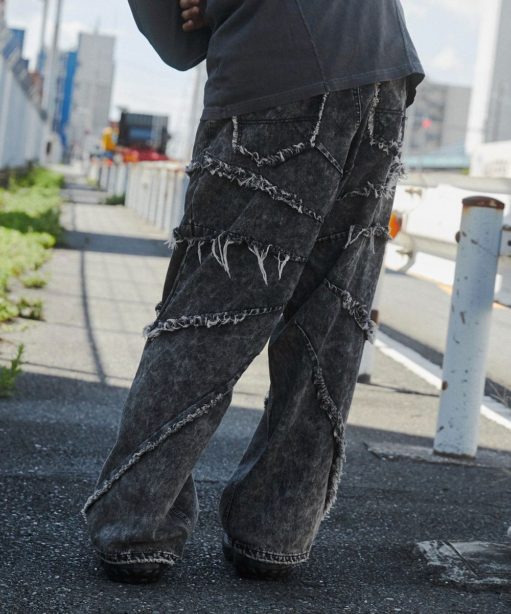 デニムブラックその他 モデル：178cm L着用