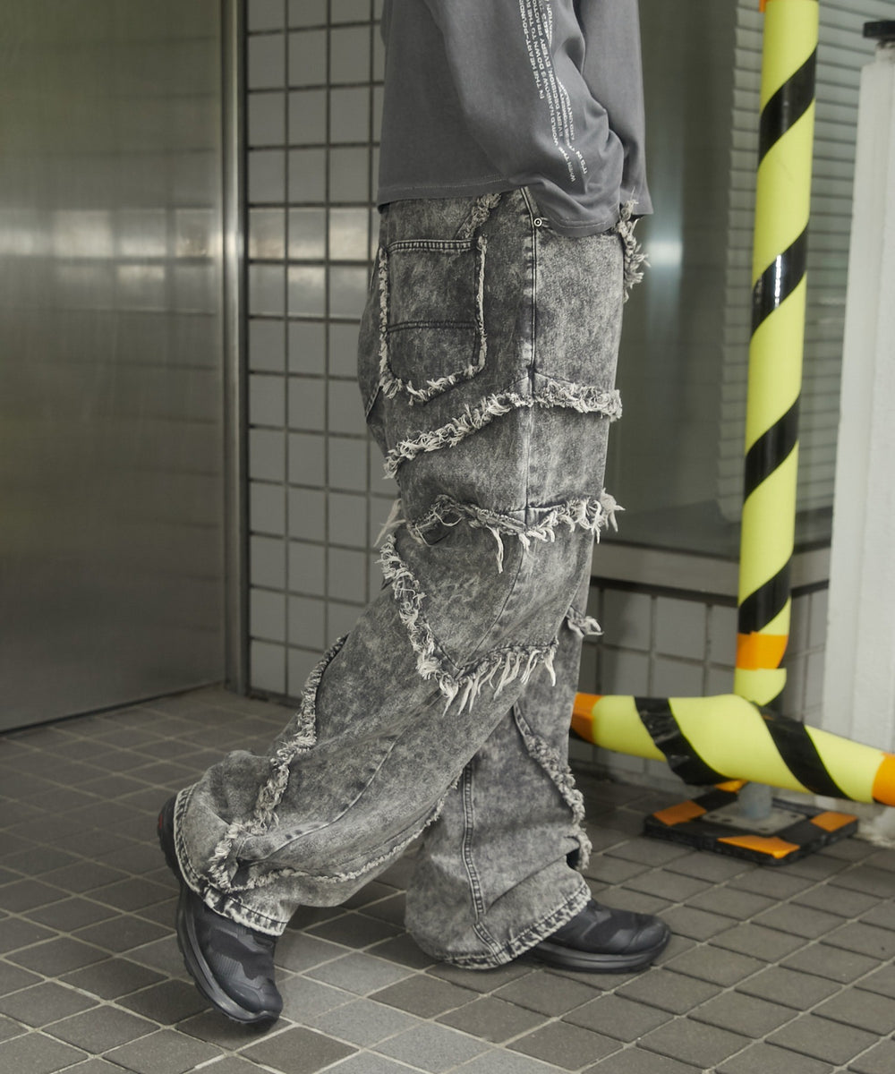 デニムブラックその他 モデル：178cm L着用