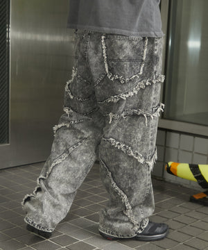 デニムブラックその他 モデル：178cm L着用