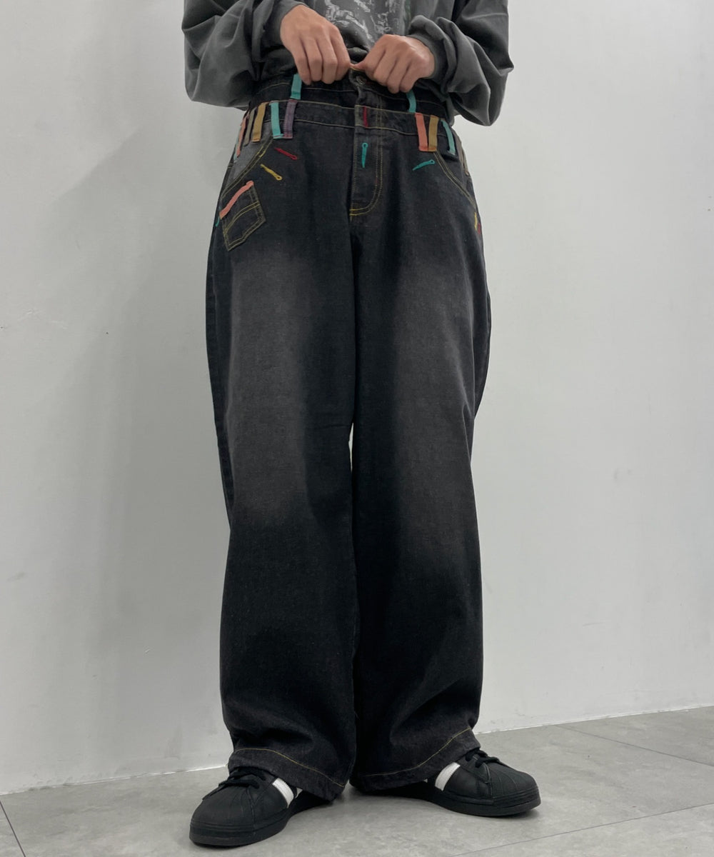 デニムブラックソノタ  モデル：175cm L着用