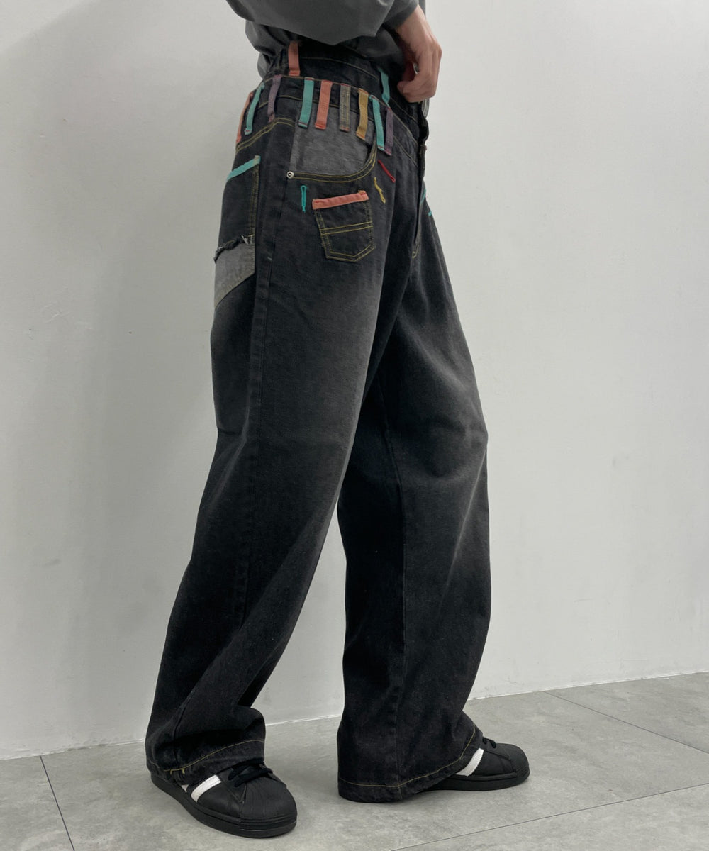 デニムブラックソノタ  モデル：175cm L着用