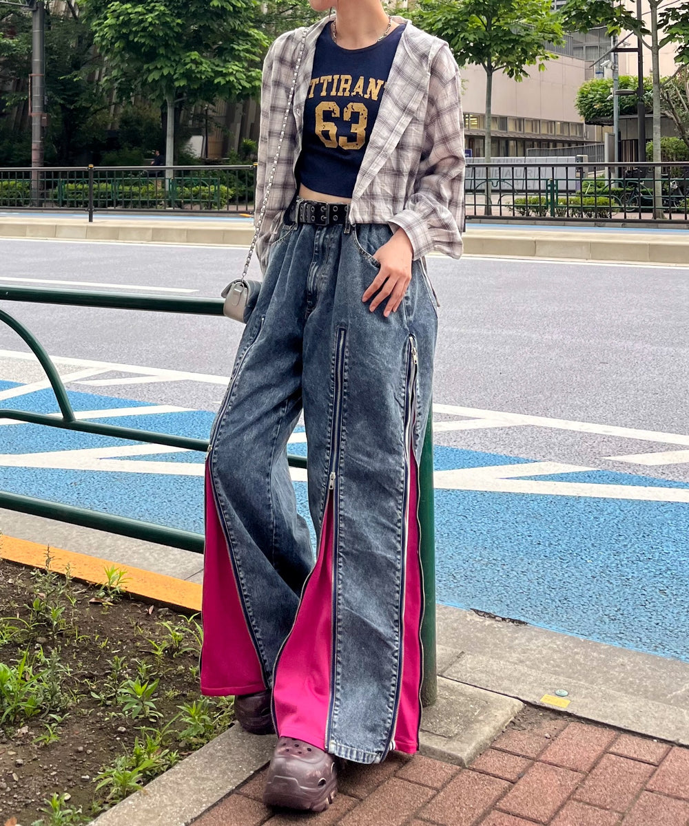 ピンク モデル：165cm Mサイズ着用