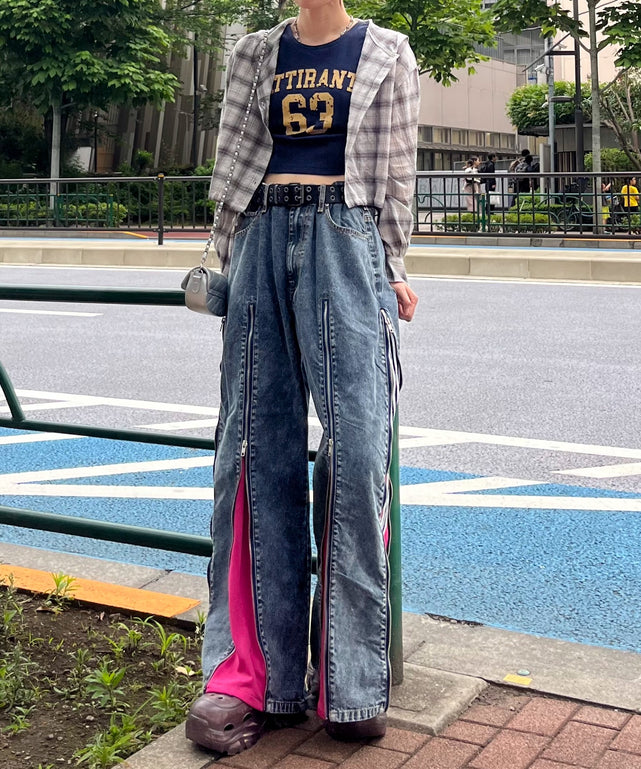 ピンク モデル：165cm Mサイズ着用