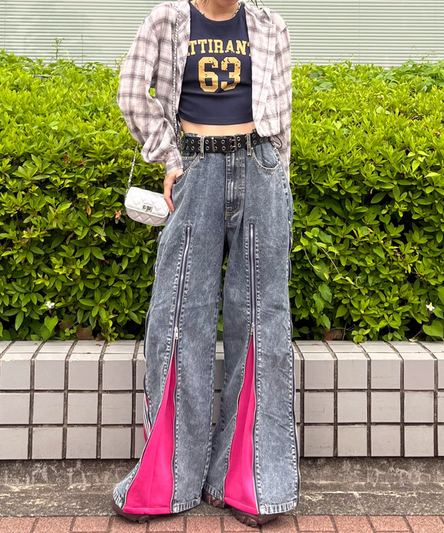 ピンク モデル：165cm Mサイズ着用