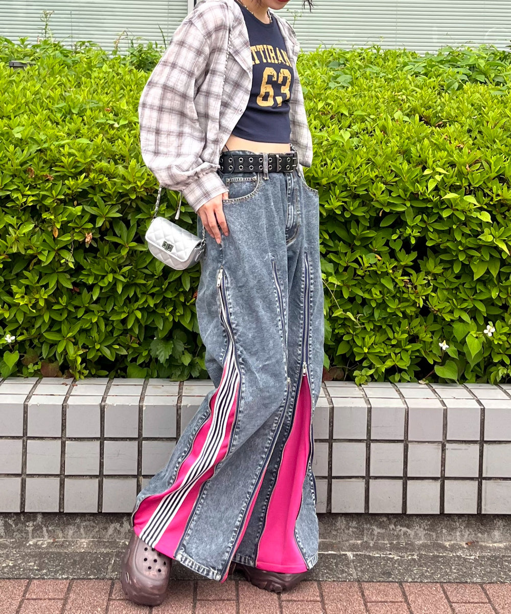 ピンク モデル：165cm Mサイズ着用