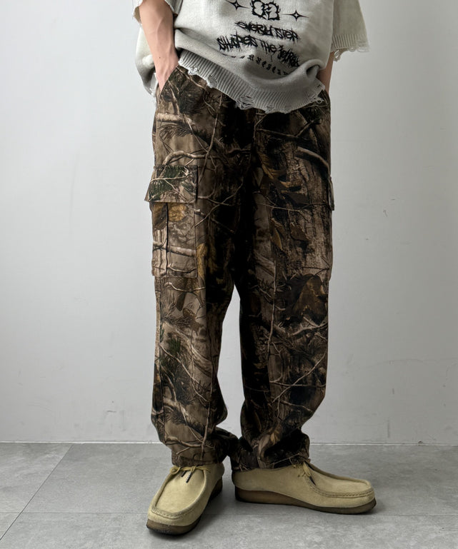 パターンカーゴパンツ/柄1 モデル：171cm L着用