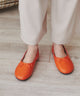 バレエシューズ/オレンジ