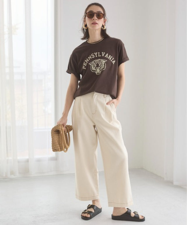 カレッジロゴプリントTee