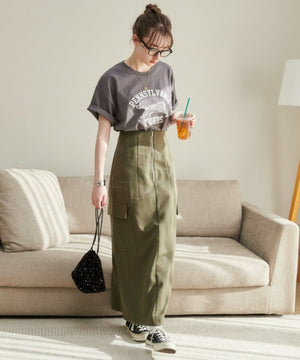 カレッジロゴプリントTee